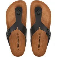 Tamaris Zehentrenner "CORRA" Sommerschuh, Schlupfschuh mit angenehmen Zehensteg