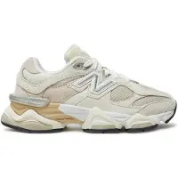 New Balance Unisex. U9060V1 Sneaker 9060 weiß (38.5), Beige, Stoff, Wohnung, Schnürsenkel, Lässig