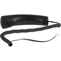 Auerswald COMfortel Wideband-Hörer für Telefone, Schwarz, 179 g