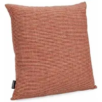 Bizzotto Outdoor Kissen Merve 2er-Set aus Melange-Stoff, wasserabweisend, Orange, 50x50 cm