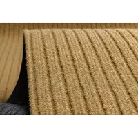 Rugsx Läufer- Türmatte rutschfest CEYLON Draußen, Drinnen Kokosnuss braun 0226 200cm 200x190 cm