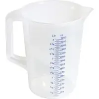 Contacto Messbecher 3078/300, 3 Liter, Kunststoff, unzerbrechlich und sterilisierbar
