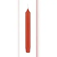 Kopschitz Kerzen Leuchterkerzen, Tafelkerzen, Haushaltskerzen Paprika Rot, 200 x Ø 25 mm, 12 Stück