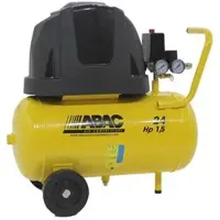 Abac Mod. Pole Position B15 - Elektrischer Kompressor mit Wagen - Motor 1.5 PS, 24 Lt