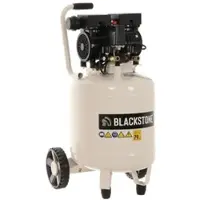 Blackstone V-SBC50-10 - Leiser Oilless Kompressor - Motor 1 PS - 50l Tank - mit senkrechtem