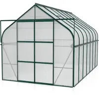 Pergart Vitavia, Gewächshaus "Diana 11500", smaragd grün, 11,5 m², 4 mm HKP