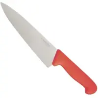 Schneider Kochmesser mit Kunststoffgriff 260812 , Klingenlänge: 20 cm, Grifffarbe: rot