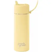 Frank Green Wasserflasche Ceramic Reusable Bottle Butter 595 ml