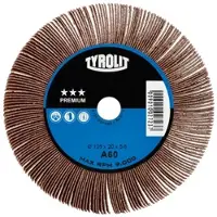 Tyrolit Walzen DxTxH 165x50x54 Für Stahl, Edelstahl und Nichteisenmetalle, P220, Form: 1LA, Art. 34598965 (alte Nr. 62448)