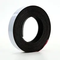 3M Dual Lock flexibler Druckverschluss mit hoher Soforthaftung SJ3540, TB3540, Schwarz, Pack = 2Rollen, 25,4 mm x 3 m, 5,7 mm, 40 Köpfe/cm2
