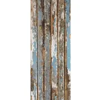 Winwall Duschrückwand Aluverbund Altholz türkis, 1 Stück, 2500x1250 mm