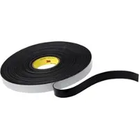 3M Einseitiges Vinyl-Schaumstoff-Klebeband 4516, Schwarz, 610 mm x 33 m, 1,6 mm