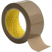 3M Scotch Verpackungsklebeband 3739, Braun, 75 mm x 990 m, 0,056 mm