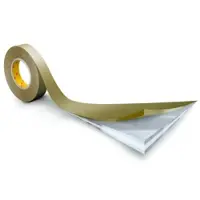 3M Doppelseitiges Klebeband mit Papiervlies-Träger 9416, Weiß, 19 mm x 66 m, 0,05 mm