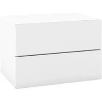 Costway Nachttisch Hängend 42 x 30 x 28 cm Weiß