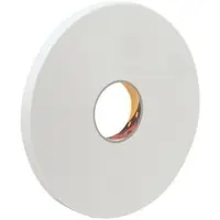 3M PE-Schaumstoff-Klebeband mit Acrylat-Klebstoff 9539, Weiß, 9 mm x 66 m, 0,8 mm