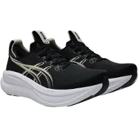 Asics Gel-Nimbus 28 Schuhe Schwarz Gold SS26, Größe 44,5 - EUR