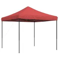 Syfax Partyzelt Faltbar Pop-Up Burgunderrot 292x292x315 cm