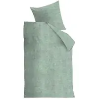Beddinghouse Bettwäsche Frost Grey Green Flanell-155 x 220 cm