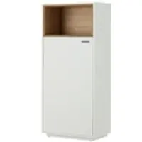 Jette Highboard Coruna , weiß , Maße (cm): B: 63 H: 142 T: 38.0
