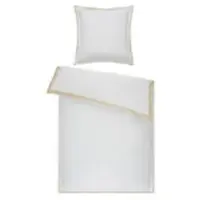 Como superior Satin Bettwäsche , weiß , Maße (cm): B: 135