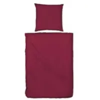 Möbel Kraft Satin Bettwäsche-Set , rot , Maße (cm): B: 155 H: 1
