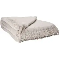 Como Wohndecke mit Fransen Sophia , beige , Maße (cm): B: 150