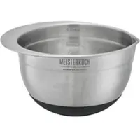 Meisterkoch Schüssel 1 5 Liter ¦ silber ¦ Edelstahl ¦ Maße (cm): H: 10 Ø: 16.0