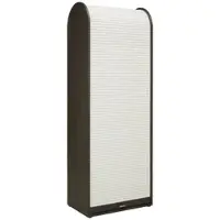 Momax Rolloschrank Mister Office Schwarz/Weiß