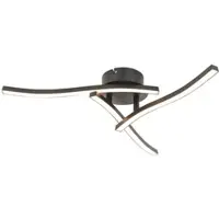 Momax LED-Deckenleuchte Ito in Schwarz max. 18 Watt Deckenlampe