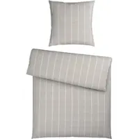 Momax Bettwäsche Tyline XL Hellgrau ca. 220x155cm