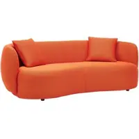 Momax Bigsofa Leonas Mesh Orange, inkl. 2 Kissen