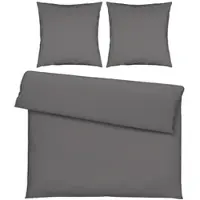 Modern Living Bettwäsche Iris XXL Grau ca. 200x200cm