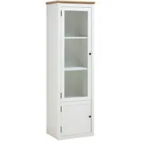 Momax Vitrine Korsika Eichefarben/Weiß