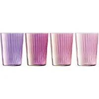 LSA International Becher L.S.A. Gems Glas Rot 560 ml (4-Stück)