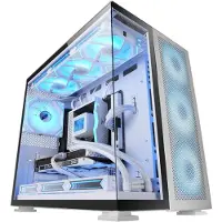 Mars Gaming MC-NOVA2, Tower, PC, Silber, ATX, EATX, micro ATX, Mini-ITX, SGCC, Gehärtetes Glas, Gaming