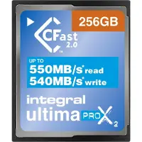 Integral INCFA256G-550/540, 256 GB, CFast, 550 MB/s, 540 MB/s, Schwarz
