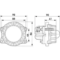 Hella Hauptscheinwerfer rechts 12 V LED universell einsetzbar für diverse Fzg.