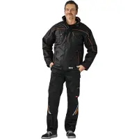 Planam Piper Jacke schwarz/orange XS S