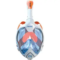 Seac Sub Schnorchelmaske - Fun - Weiß/Orange - - XS/S - Tauchermasken