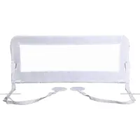 You do it Extragroßes faltbares und tragbares Bettgitter – 150 x 50 cm – Weiß