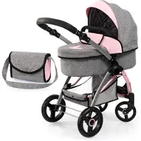 Bayer Combi Puppenwagen, Grau