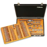 Beta 004460060 446/C110 Gewindeschneidklingensatz Metrisch 110-teilig M2-M18 im Koffer