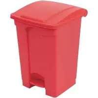 Jantex Küchenpedaleimer rot 45L