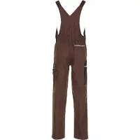 Planam Latzhose braun/schwarz 28 29