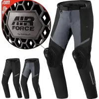 SHIMA Rush 2.0 Vented Wasserdichte Schwarz Grau Motorrad Textilhose Größe L