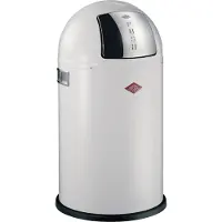 Wesco Abfallsammler PUSHBOY JUNIOR 175531-01 in WEISS mit 22 Liter Volumen / Abfalleimer / Mülleimer