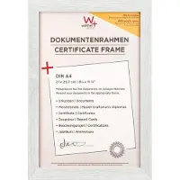 Walther design Fiorito Holzrahmen mit Kunstglas