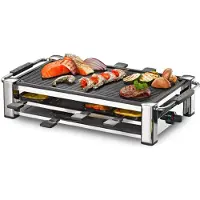 Rommelsbacher Raclette Grill RCC 1500 Fashion | silber/schwarz