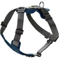 DOG SPORT HUNTER Geschirr Aalborg Mixed M, dunkelblau/grau